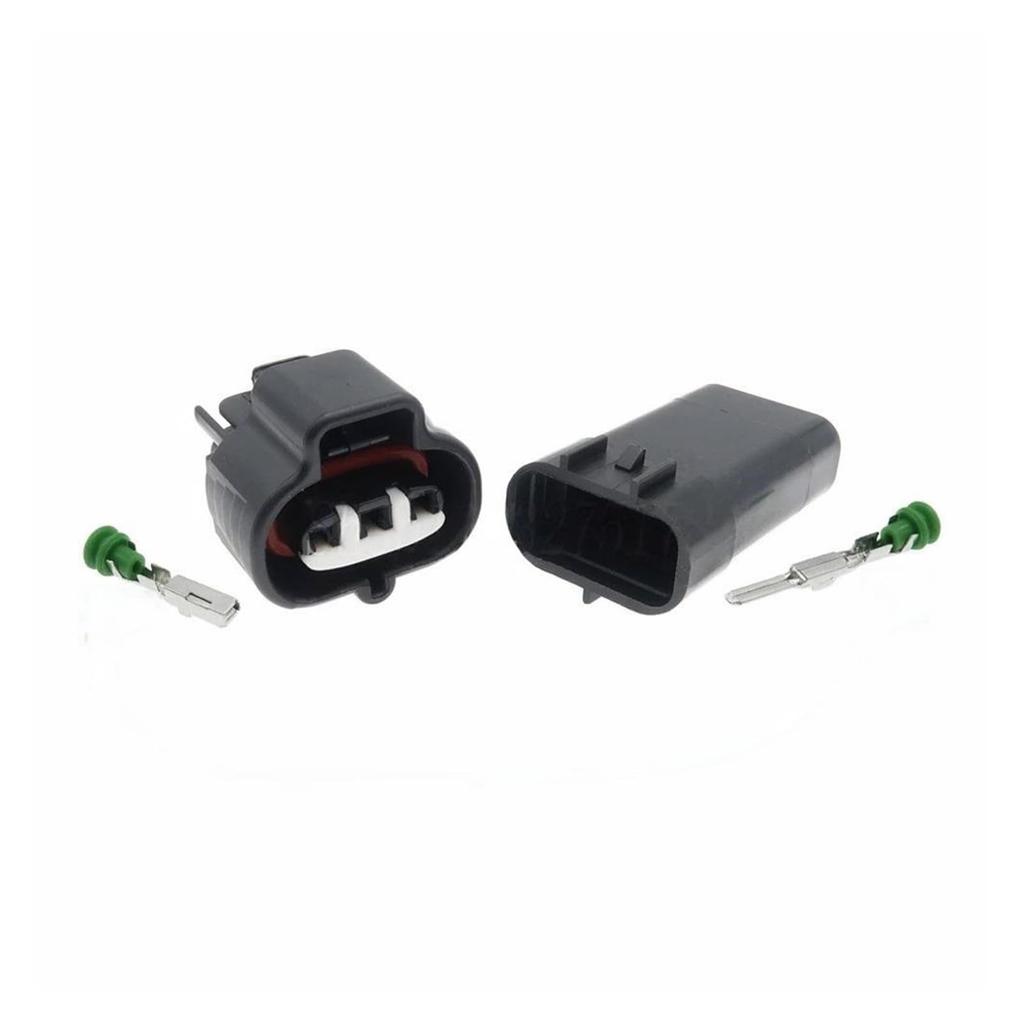 1 Set 3 Pin 6189-0099 Automotive Air Intake Sensor 90980-10845 90980-10841 Waterproof Automotive Connector (with Terminal Linker) (1 Set Female)