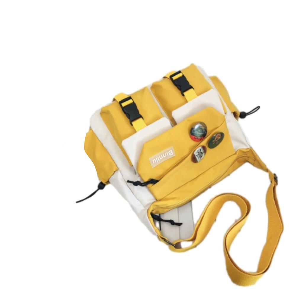 Japanese Style Men Crossbody Bag Large Capacity Casual Messenger Bag Nylon Postman Bag  Boys