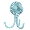 Portable Silent Mini Stroller Fan with USB Charging and Light