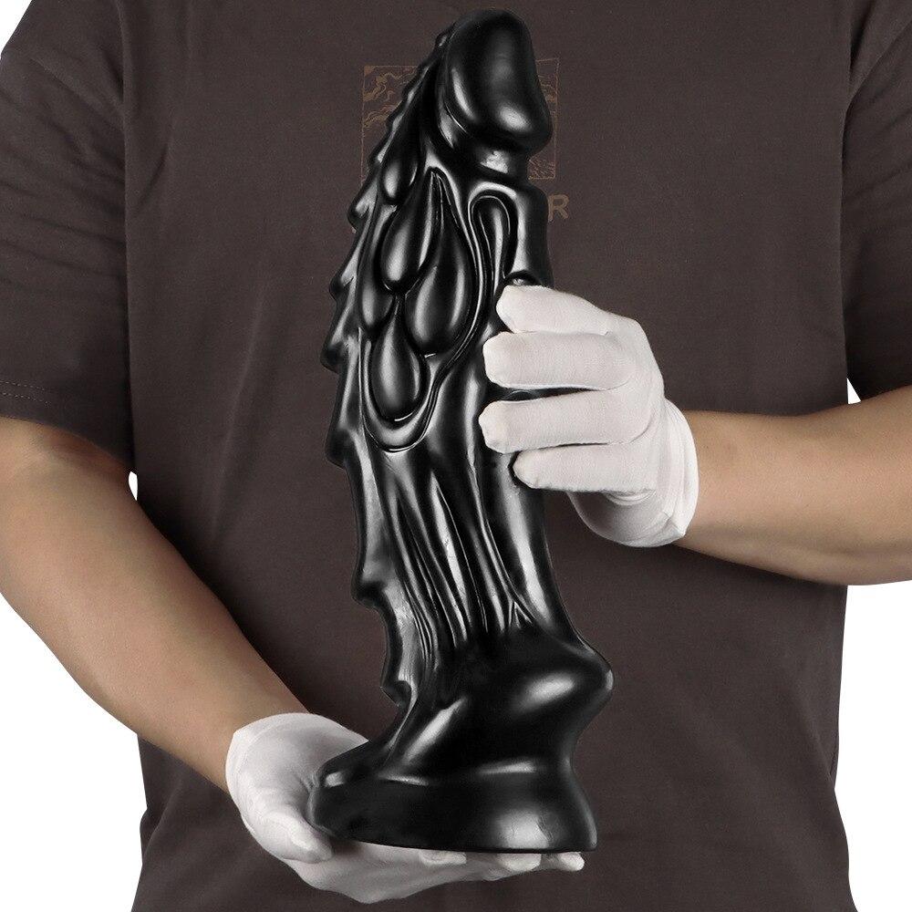 Kaufe 33,5 cm geformter Analplug, groer schwarzer Dildo, Fisting,  Sexspielzeug, Saugnapf, XXL-Penis, Umschnalldildo, Keuschheit, BDSM,  Sklavenmasturbator zum Preis ab 50 | Joom