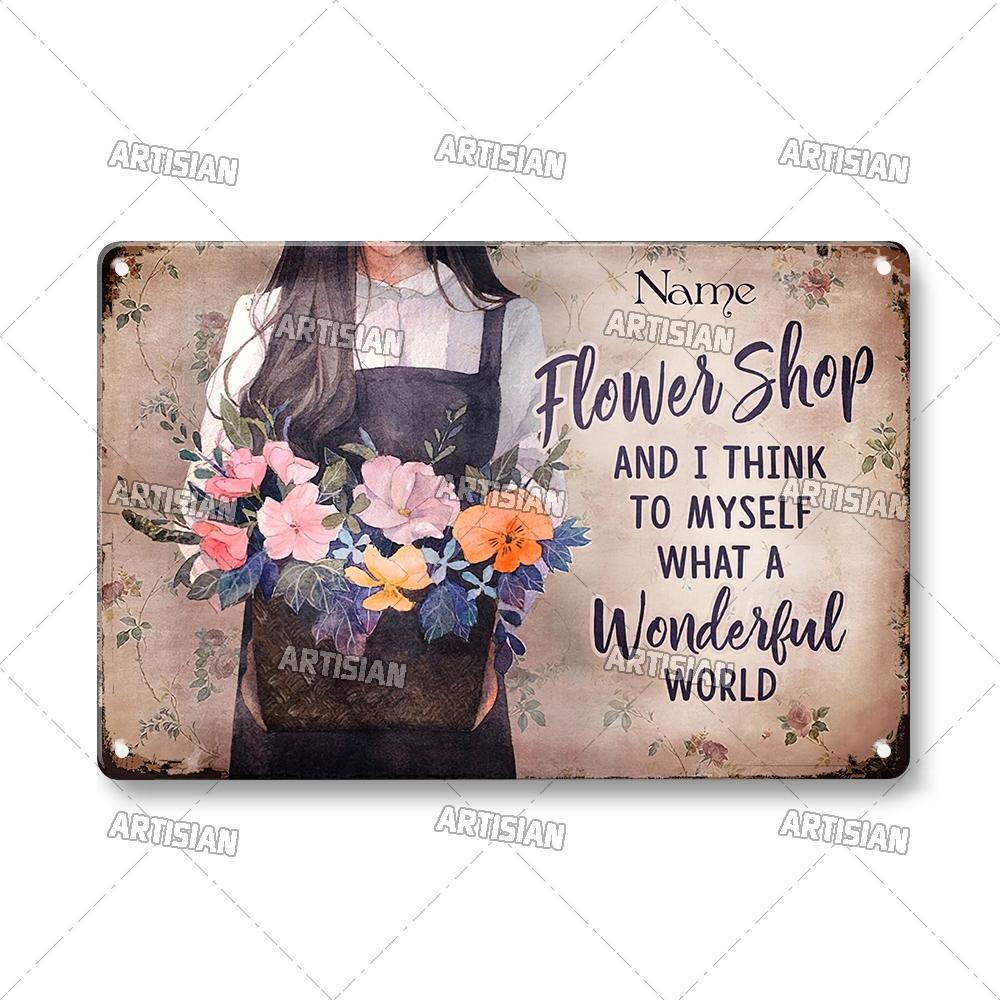 Artisian Job Work Metal Plaque Shoemaker Tin Sign Barista Hairstylist Luthier Painter Chef Decorative PlateWall Decor Garage Bar