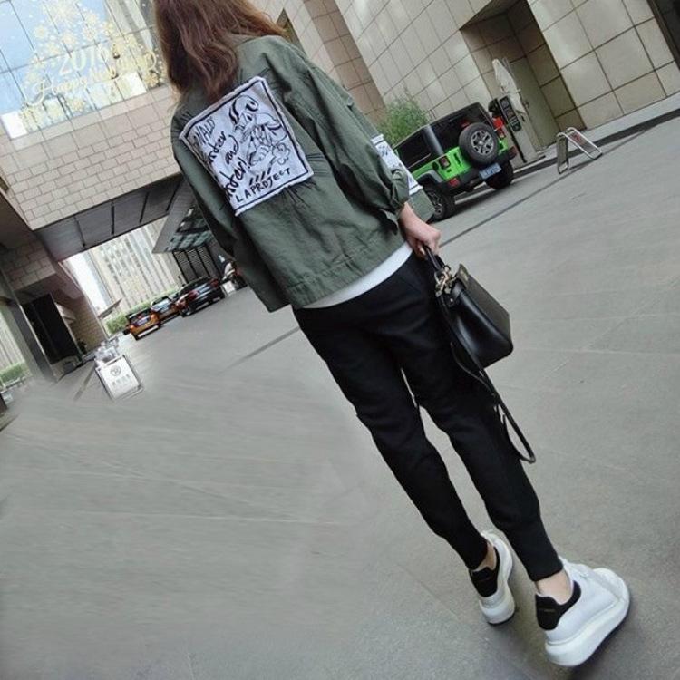 Women's Pants Spring Autumn Sports Thin Casual Trousers Student Feet Harem Pant