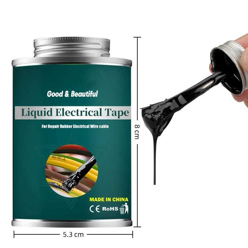 50/150Ml Liquid Electrical Tape Waterproof Insulation Paste Sealant Wire Cable Coat Fix Line Glue Repair Glue Insulation Glue