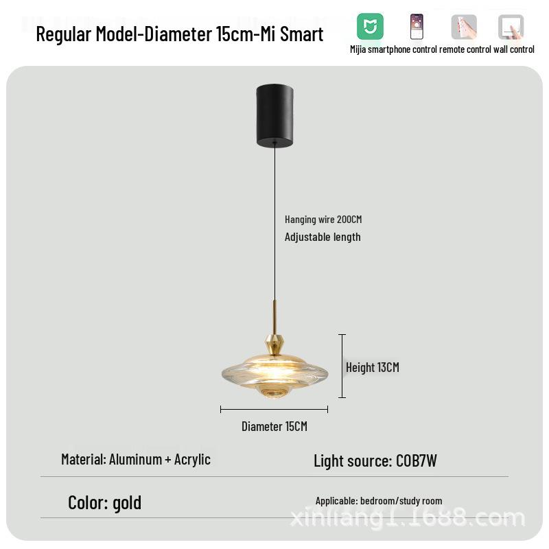Modern Minimalist Eye-Protecting Pendant Light for Entrances, Restaurants, and Bedrooms