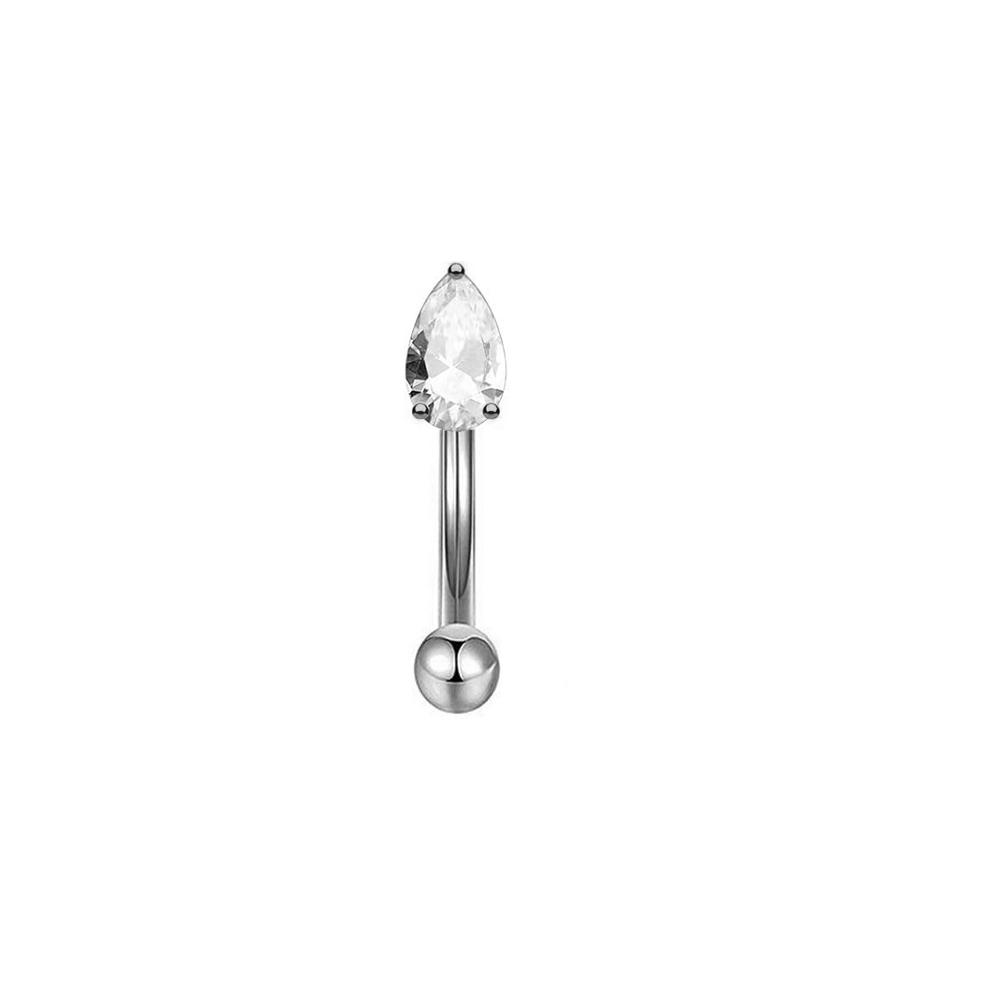 Rook piercing Butterfly Ear Cartilage Eyebrow Tragus Helix Piercing Stud Curved barbell Wholesale Body Jewelry