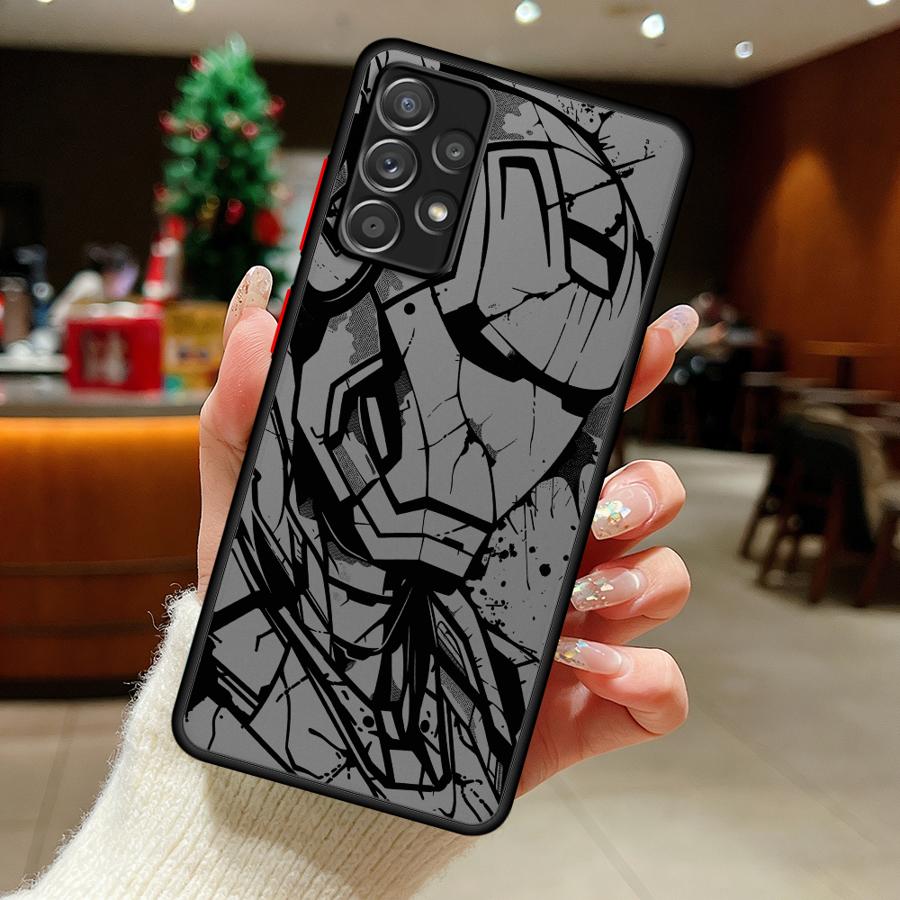 Funda para Teléfono Marvel Deadpool Ironman para Samsung Galaxy A54 A16 A15 A56 A55 A17 A52 A35 A34 A36 A14 A23 A52S A72 A53 A73 A33