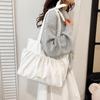 Women's Bag New Fashion Pleated Armpit Bag Shoulder Bag Solid Color Large Capacity Design Sense High Quality Bag