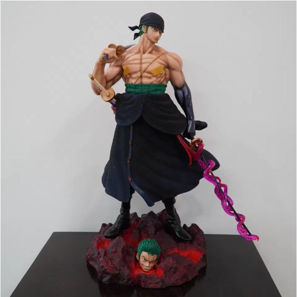 Jt Statue One Piece Full Range Th Enraged Zoro Anime Figure Figure Pvc Statue Collection Model Room Decoration Gifts