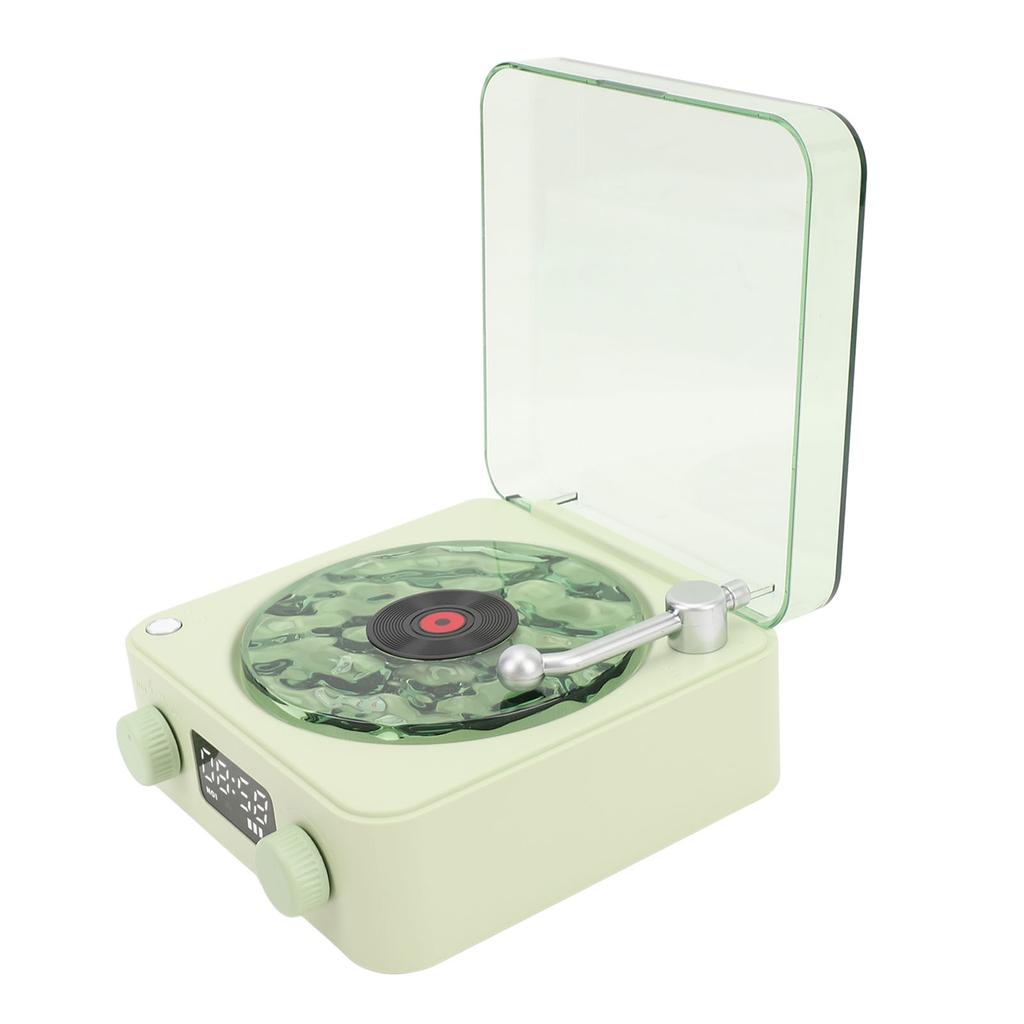 Vintage Plattenspieler Bluetooth Lautsprecher 4 Modi Tragbare Drahtlose Plattenspieler Stereo