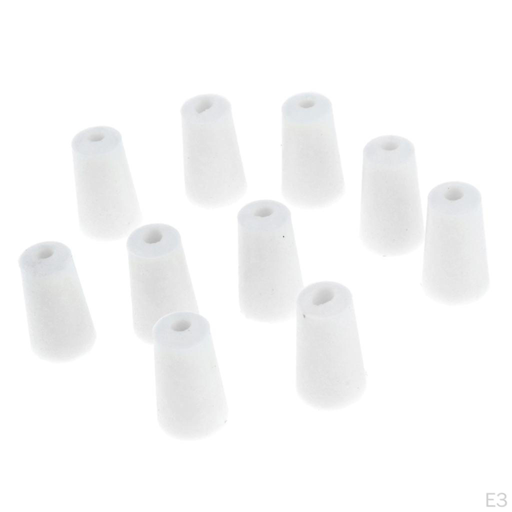 10 Pieces Rubber Stoppers Bungs Seal Tapered