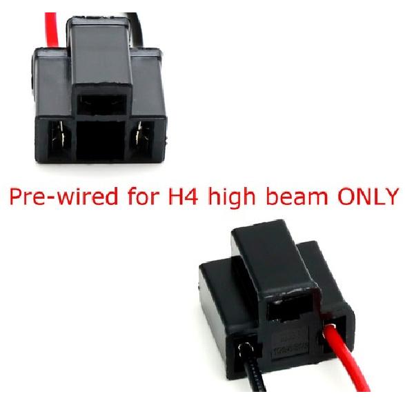 9005 To H4 High Beam Adapters Connectors For Headlight Driving Light Conversion