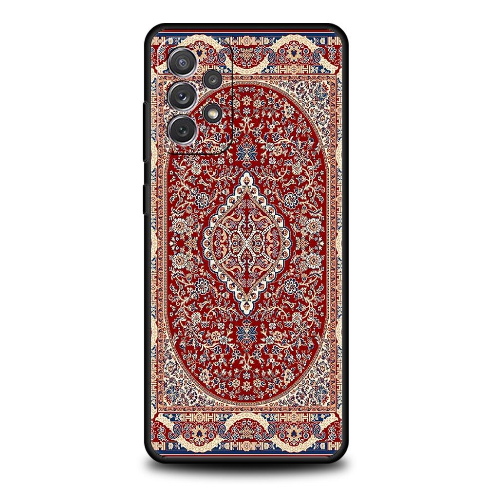

Чехол с персидским цветочным узором для Samsung A51 A71 A21S A11 A15 A25 A31 A41 A23 A33 A53 A73 A03S A05S A13 5G A35 A55 Samsung A73 5G