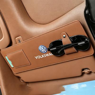T26Car Sunshade Extender Plate Storage Clip Glasses Clip For Tiguan Passat Golf Polo Touareg Magotan Amarok T5 T-ROC GTI