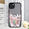 Rural Building Snow Scenery Christmas Phone Case for Samsung Galaxy S25 Ultra S25+ S24 S23 Ultra S22 Plus S21 FE S20 Hard Cover