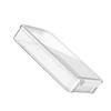 Transparent ID Storage Box Multi Functional Clear ID Storage Organization Box with Latching Lid for