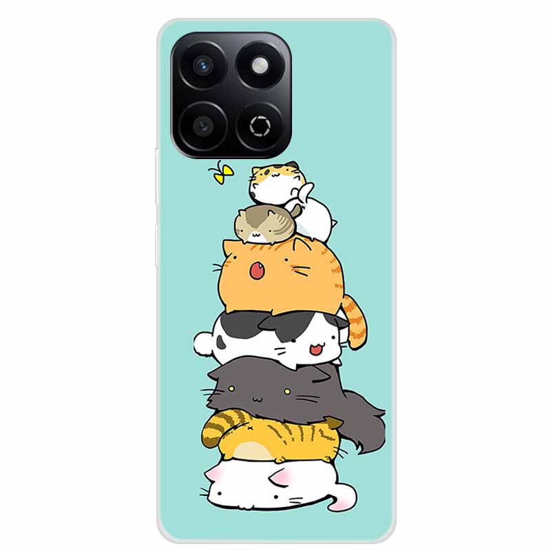 Cool Case For Honor X8C X8b X5b Plus Play 9A X6b X7c X6c Phone Case X 8 6 c b Clear Coque Transparent Silicone Soft Back Cover