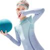 Top Esportivo de Tricô Integrado de Manga Longa para Meninas Moodytiger
