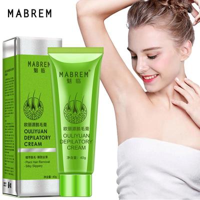 Haarentfernungscreme, schmerzloser Haarentferner für Achseln, Beine und Arme, Hautpflege, Körperpflege, Enthaarungscreme, 40 g, für Männer und Frauen