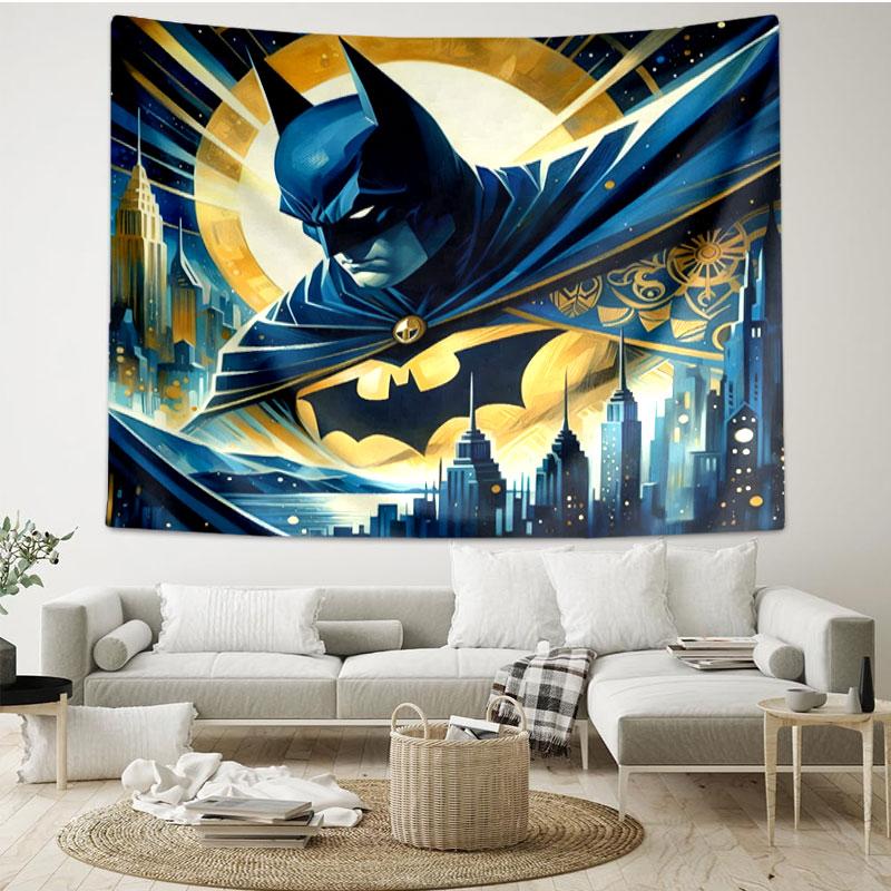 Superheroes Print Tapestry - Portable Wall Decor Cloth, for Home, Dorm, Travel, Bedroom, Living Room - Ideal Birthday Housewarming Gift