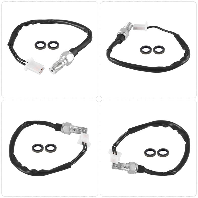 Motorcycle Hydraulic Brake Light Pressure Switch Banjo Bolt M10 Pitch For Honda Kawasaki Nissan Atvs M10 1MM