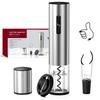 CIRCLE JOY Wine Opener, USB Rechargeable, Automatic Corkscrew, Complete Wine Accessory Set for Opening Bottles and Storing Wine, Surpassing a Sommelie