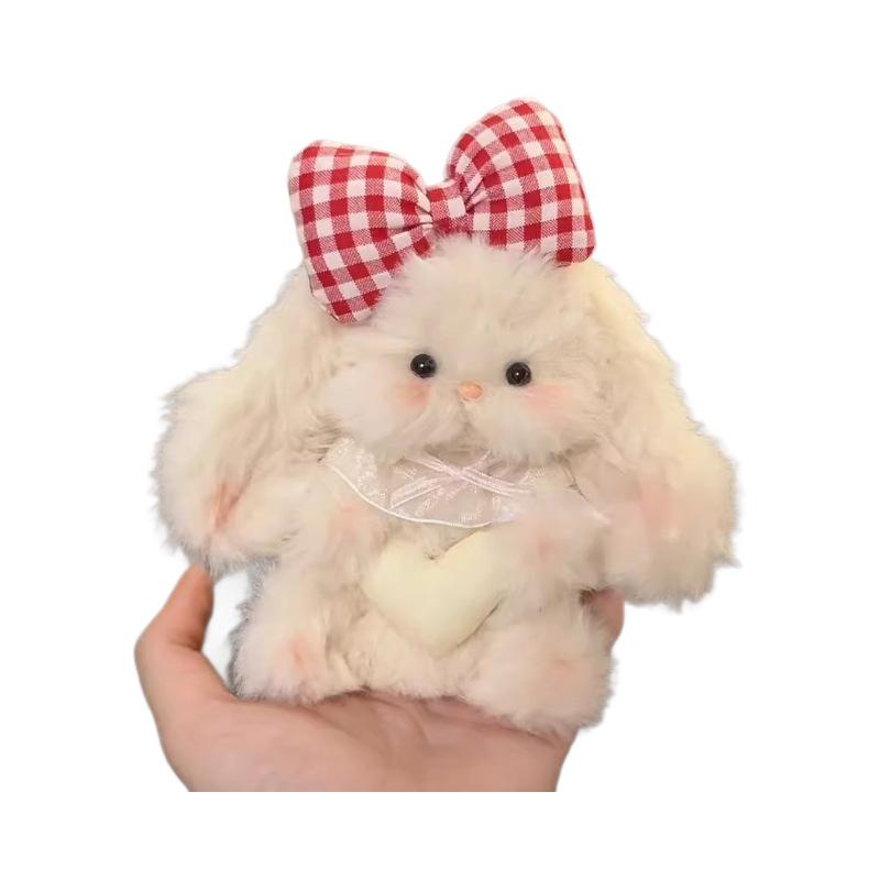 Lop-Eared Rabbit DIY Kit: Cute Rabbit Fur Twist Stick Doll Gift