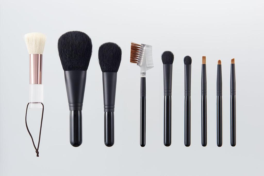 Kumano Makeup Brush Brush of the Heart Set, KFi-BK309G