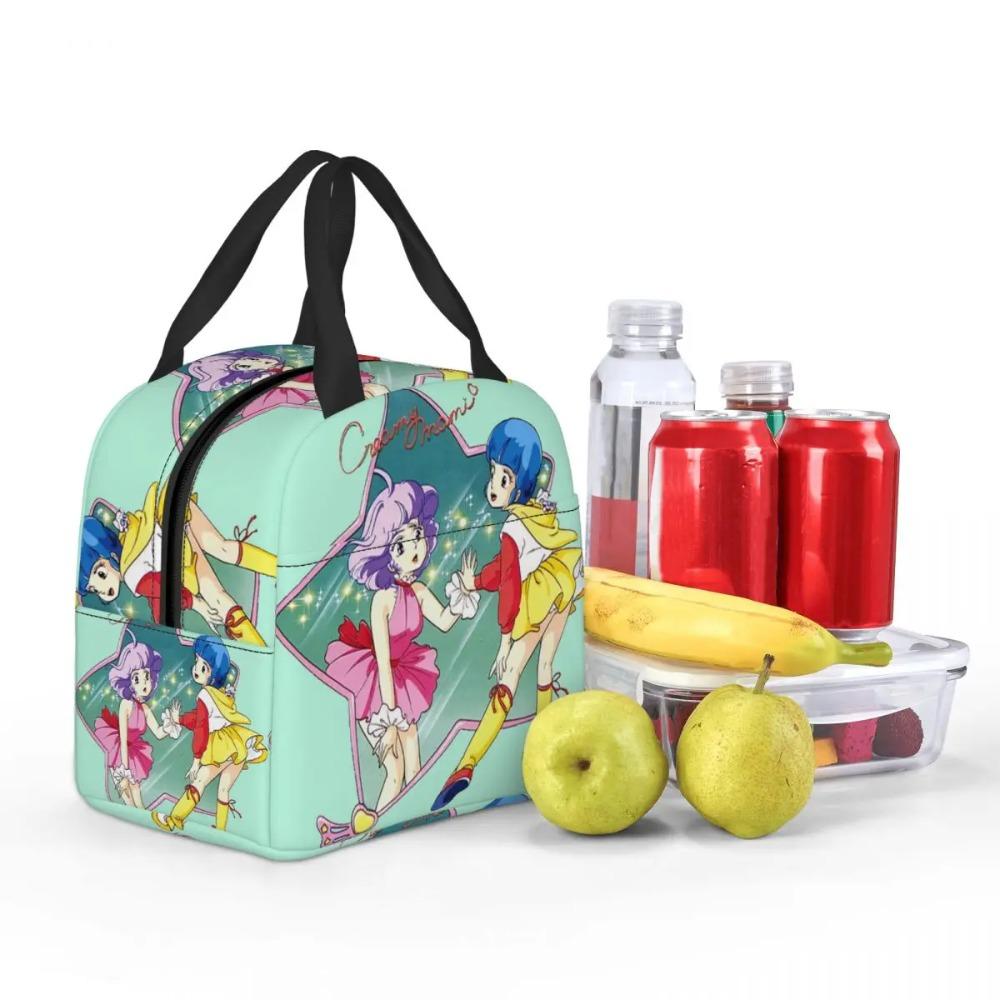 Creamy Mami 80s Magic Girl Anime Insulated Lunch Bag for Kids School Cooler Thermal Food Box Tote Portable Lunch Boxes Container