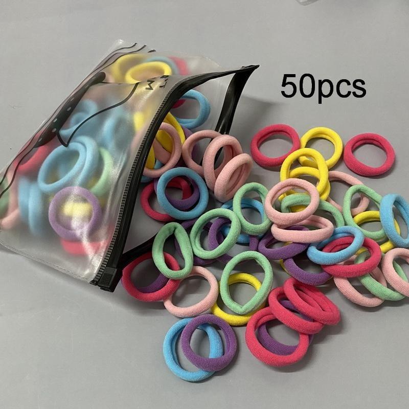 2000pcs/lot Children Transparent Hair Rubber Bands for Bracelets Baby Elastic Small Hair Tie Gum Kids Hair Beads Hair Accessorie