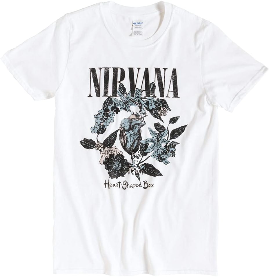 Nirvana Heart Shaped Box White T Shirt Unisex T-Shirt S