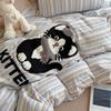 Cotton cartoon washed cotton four-piece set INS wind three-dimensional towel embroidery children's dormitory cute pure cotton three-piece set