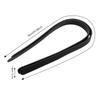 2PCS 65cm Handmade Leather Bag Handles with Rivets DIY Patchwork Luggage AccessoriesBlack