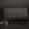 Men's Long Wallet - European & American Style, Multi-functional Card Holder, High-Capacity Clutch