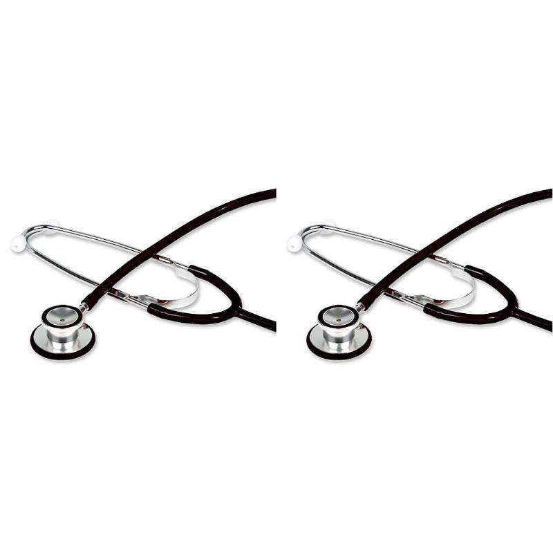 Dual Head Stethoscope , Adult, Y Colour Black, Pavilion,Bell Diameter 30 mm Outer Size, Latex-Free