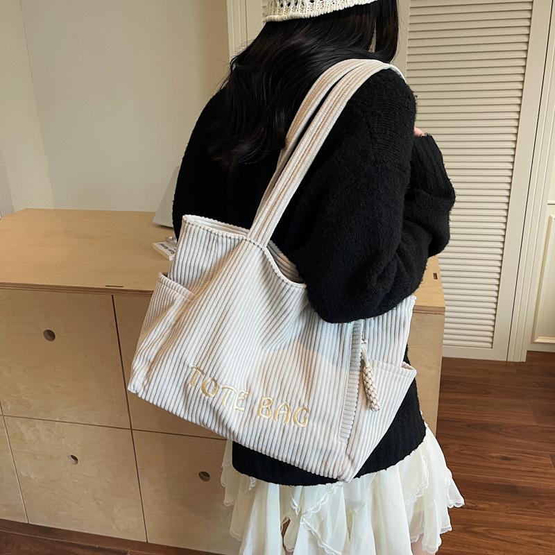Tote bag women's 2025 autumn new women's tote bag commuter style simple fashion large capacity women's shoulder bag
