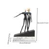 Abstract Metal Figure Sculpture Textured Black Statue for Showcase