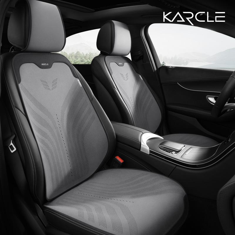 High Quality Suede Cover Universal High-end Car Seat Cover Breathable Seat Anti-slip Luxury Car Protection Thin Suede Seat Cover