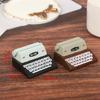 1Pc 1:12 Dollhouse Miniature Typewriter Cashier Typewriter Model Doll Decor Toy