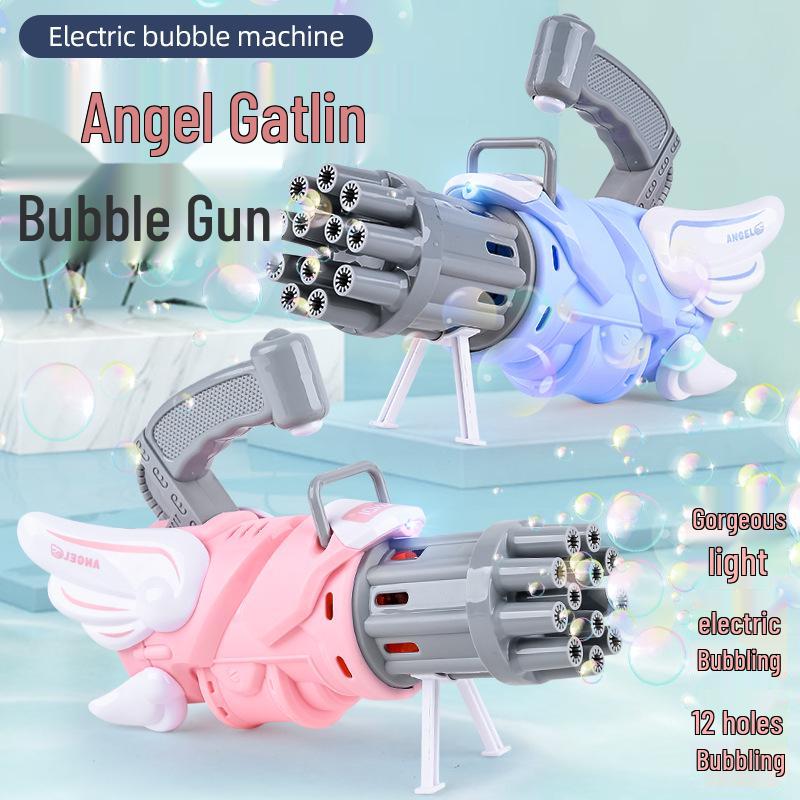 

Children s Automatic Gatling Bubble Gun Toy