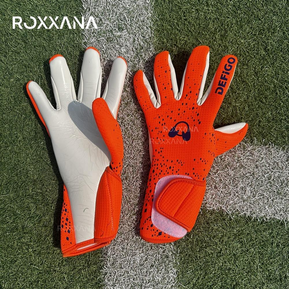 ROXXANA Anti - Slip Soccer Gloves, High - Performance, Grip Latex, Durable, Protective, for Goalkeepers Training, Must - Buy.