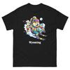 Wyoming Doge Skifahren Lustig Ski Skifahrer Hund Meme Süßes Shirt T-Shirt
