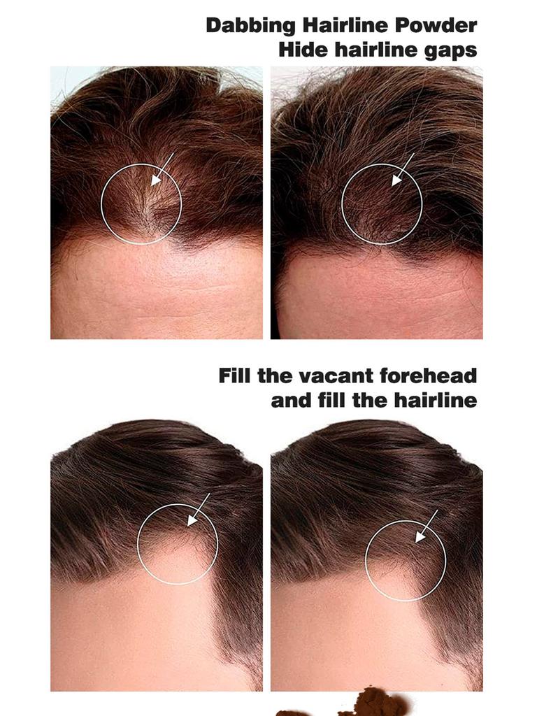 1PC Wasserdichtes Haaransatz-Schattierungspuder Stirnabdeckung Make-up-Tool für Frauen Mädchen Täglichen Gebrauch