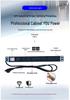 1.2m Floor-Standing Network Cabinet 37U Server Rack with Monitoring Switch & Router Compatibility