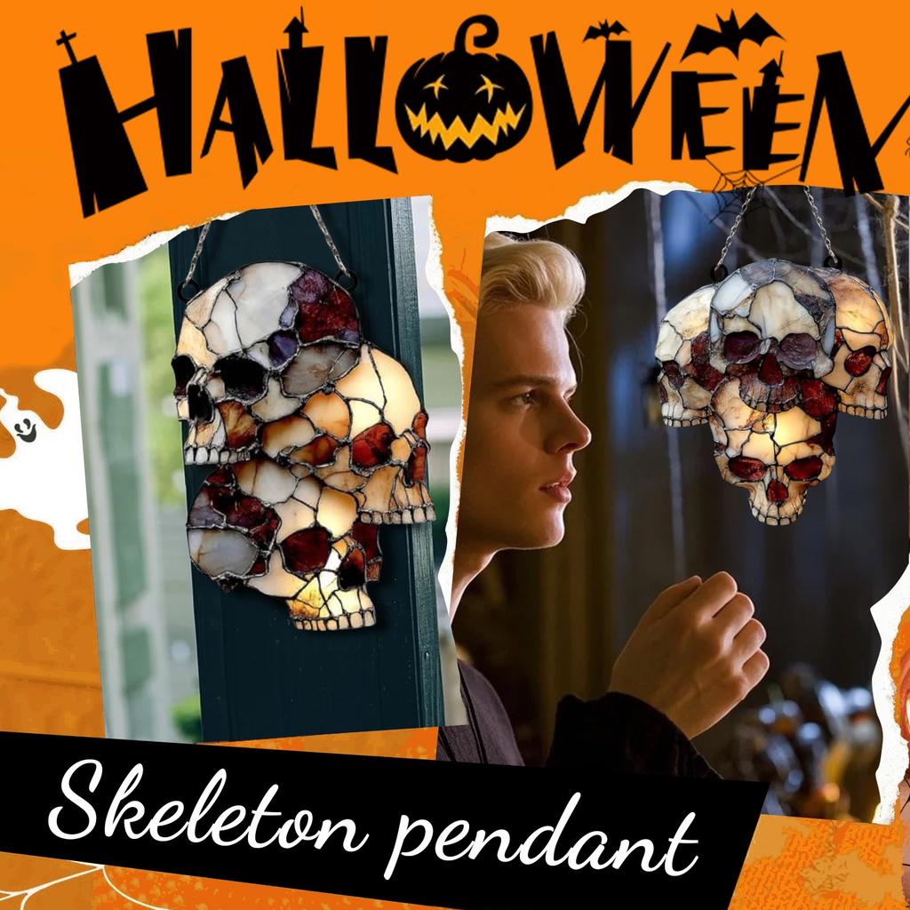 2D Flat Acrylic Halloween Horror Pendant Decoration