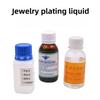 14K/18K/24K Gold Plating Solution Electroplating Water Jewelry DIY Making Tool for Rose Gold and Silver Oxidizer