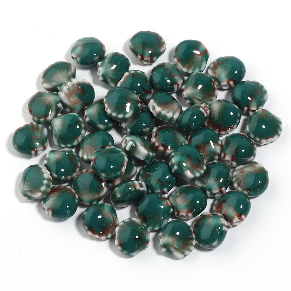 5pcs/lot Small Shell Ceramic Beads Color Cute Spacer Charms Bead for DIY Necklace Bracelet Earring Jewelry Making Accessories