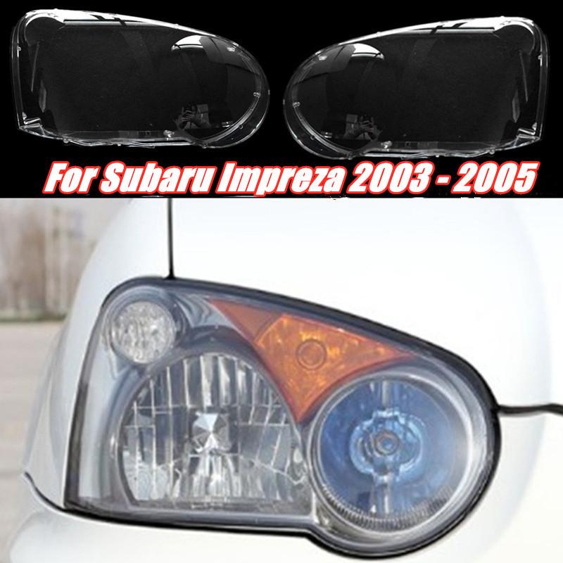 Car Headlight Lens Cover Headlamp Head Lamp Shell Lampshade Housing For Subaru Impreza 2003-2005
