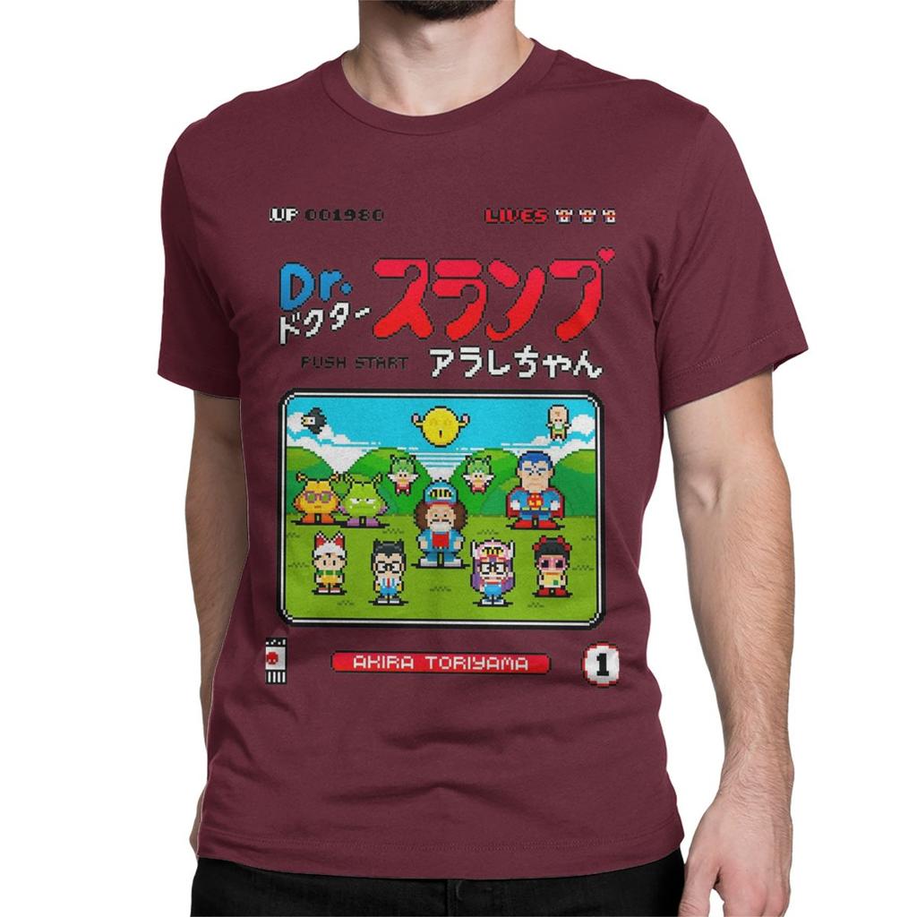 Arale Anime Cute for Men Women T Shirts Dr Slump Vintage Tee Shirt Short Sleeve Crewneck T-Shirt 100% Cotton Classic Tops