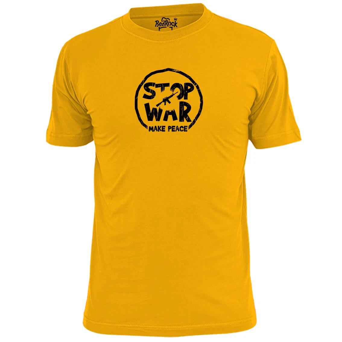 Mens Stop War Make Peace T shirt CND Protest 4XL