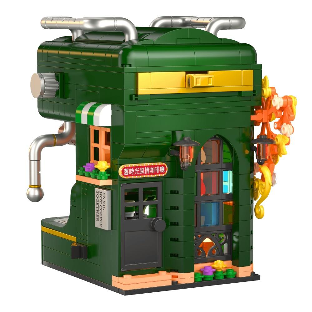 Vintage Cartoon Coffee Machine 3D Model Toy - Perfect for Home Decor and Gift - Giving, Inspired By Mid 20th Century Aesthetics